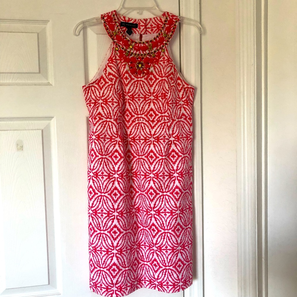 Inc Batik Print Dress